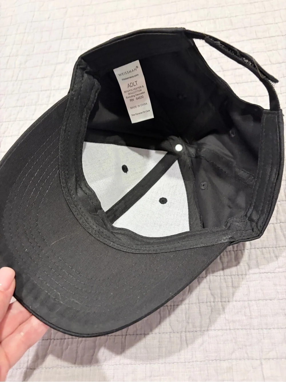 Weissman Curved Bill Baseball Cap HAT87